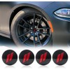 2.5 inches Slash Wheel Center Cap Covers Compatible with Dodge