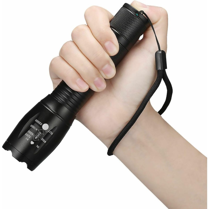 MVIOCS UV 2 in 1 Flashlight, Portable Waterproof Blacklight Flashlight,