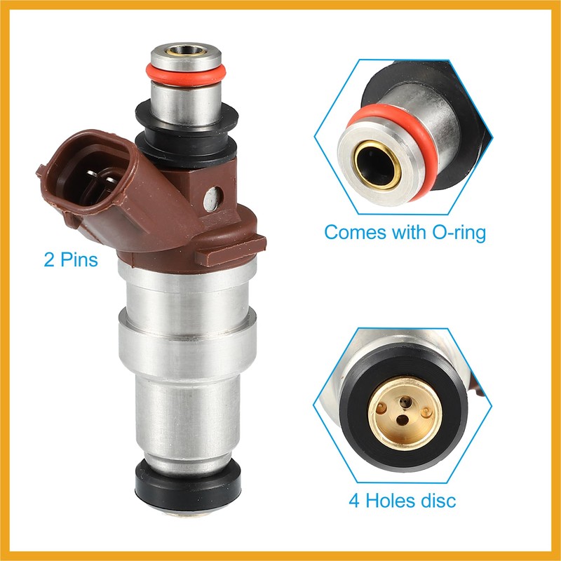 Partuto 4 Pcs 23250-75050 Fuel Injector Replacement for Toyota 4Runner