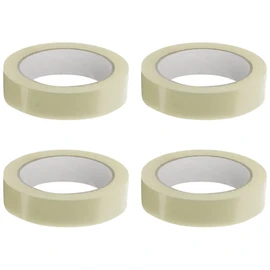 4 Pack Transparent Tape 24mm x 40m | Clear Packaging Tape Celltape Rolls | Extra Long Packing Sellotape Roll Packing Tape Rolls for Sticky Sealing, Parcels, Crafts and Sellotape Dispenser Tape.