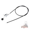 Throttle Control Cable Compatible/Replacement 055-8020-00, 055802000, 53" Lawn Mower Throttle