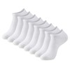MONFOOT Men's/Women's 4 Pairs Thin Cotton Low Cut Ankle Socks,