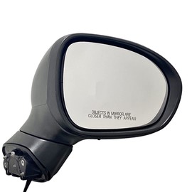 Spieg FI1321104 Passenger Side Mirror for 2016-2020 Fiat 500X | Right Side View Mirror Assembly Power Adjustment Heated Glass Manual Folding Turn Signal Light Temperature Sensor | Paint to Match 8 Pin