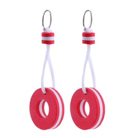 Floating Keyring for Boat Keys, Pack of 2 Protects Small Items such as Keys, Boat Accessories, Key Ring for Sailing, Boating, Kayaking, Water Sports