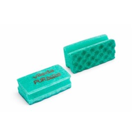 Vileda Professional - Fibra Salvauñas PurActive, Talla Pero no Raya, Esponja Que Elimina Suciedad Incrustada, Suave en Superficies Duras, Se Adapta a 