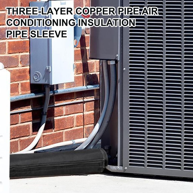 Pipe Insulation Wrap - Copper Pipe Insulation Cover | 3-Layer