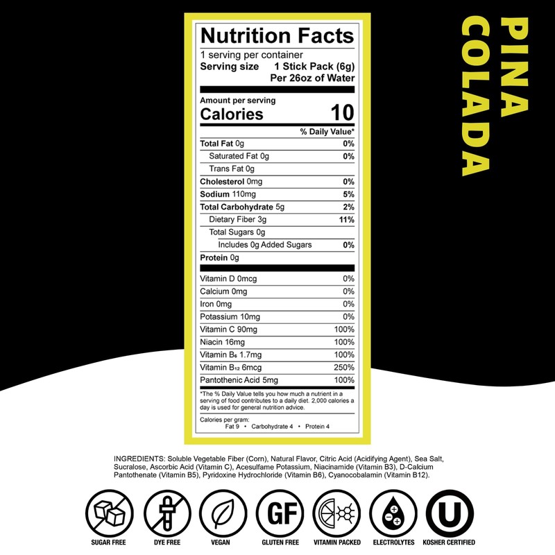 Devotion Nutrition HydroFLEX Water Flavoring Packets – Sugar-Free Hydration with