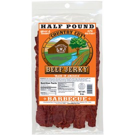 Buffalo Bills 8oz Barbecue Country Cut Beef Jerky Pack (moist & tender bbq beef jerky)