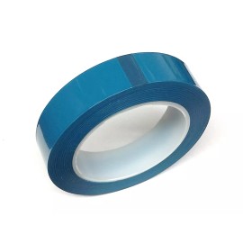 Argon 1 Inch High Temp Powder Coating Anodizing E-Coating Polyester Masking Tape Blue