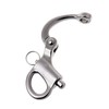 Pair of Stainless Steel 316 Fixed Snap Shackle，Quick Release Fixed