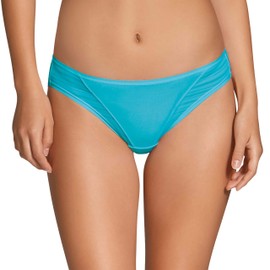Fruit Of The Loom Womens Breathable Underwear, Moisture Wicking Keeps You Cool & Comfortable, Available Plus Size Bikini, Coolblend - Bikini - 4 Pack - Colors May Vary, 6 US