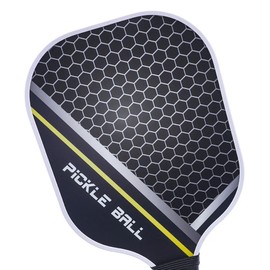 Toolzia Pickleball Paddle Set Graphite Carbon Fiber 2 Paddles with Balls and Carry Bag