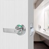 Bathroom Privacy Lever Lock with Large Indicator for Men Women