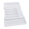 Expandable Utensil Tray Multi Compartments Space Saving Expandable Kitchen Drawer