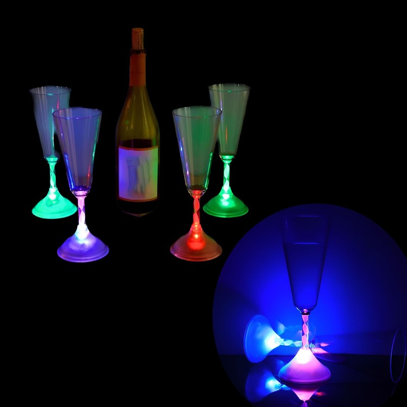mushroomcase Light up shot Cup LED Wine Champagne Color Changing