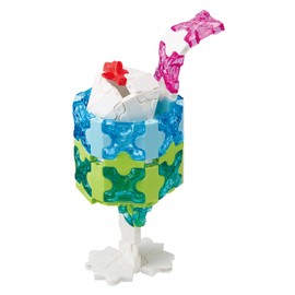 LaQ Sweet Collection Melon SODA Float | 125 + 24 Pieces | 12 Models | Age 5+ | Creative, Educational Construction Toy Block | Made in Japan