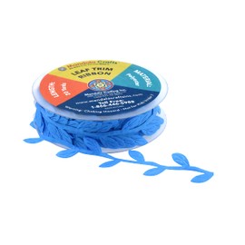 Mandala Crafts Cinta de hoja azul para manualidades – Cinta de corte de hojas – Rollo de cinta de hojas para cinta de fondo botánica, baby shower, fiesta, boda, 20 yardas