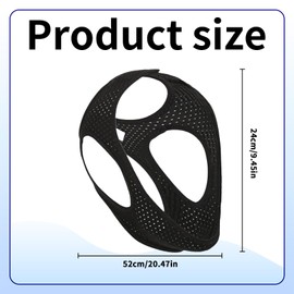 Chin Strap Sleep Apnea, Chin Strap Snoring, Anti-Snoring Chin Strap for Snoring Stopper, Anti Snoring Chin Strap, Snoring Mask, Reusable Snoring Stopper, Anti Snoring Chin Strap