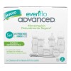 Set de 6 Biberones Y 1 Cepillo Evenflo Primeros Meses