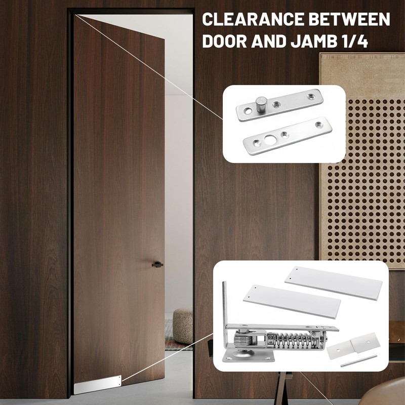Ptazucv Double Action Spring Hinges -Swinging Door Hinge -Pivot Hinge，with