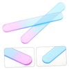 Healeved Reusable Glass Nail Files Kit Coarse Fine Buffers for