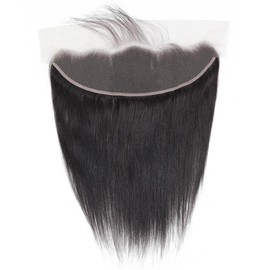 Liangya Hair Cierre Frontal De Encaje Recto 13X4 Oreja A Oído Encaje Frontal Parte Libre Frontal Recto Pre Desplumado Frontal 12A Grado Cabello Humano Brasileño 13X4" Cierre Frontal De Encaje Completo