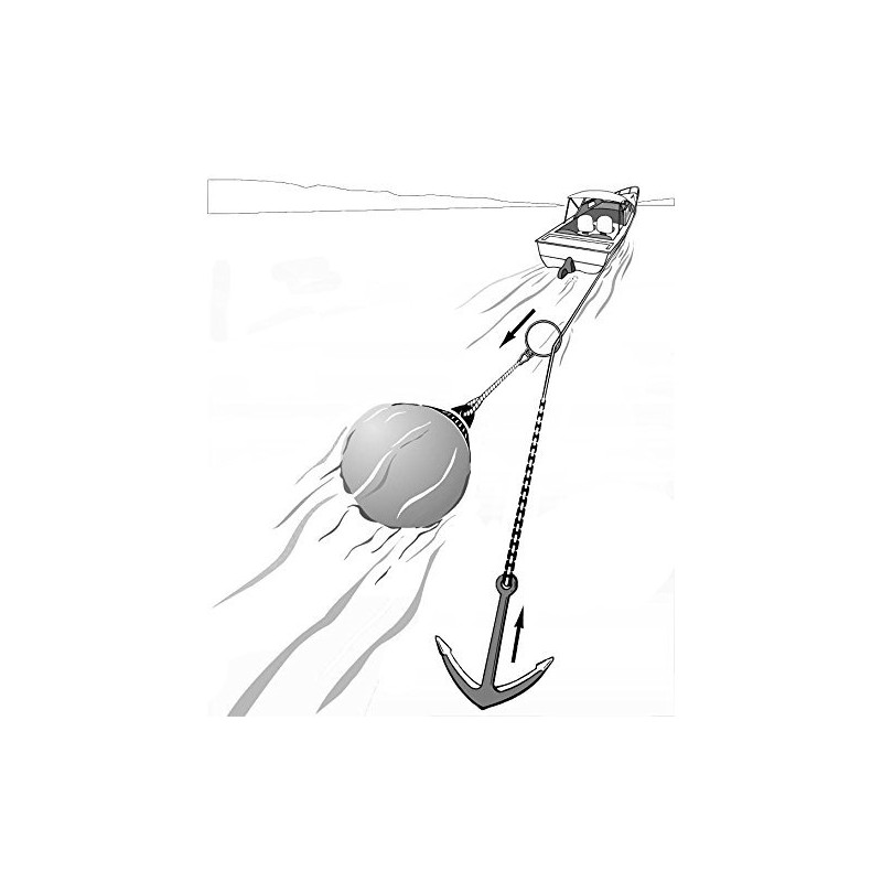 Ironwood Pacific Anchor Ring Anchor Puller with Clip and Rope