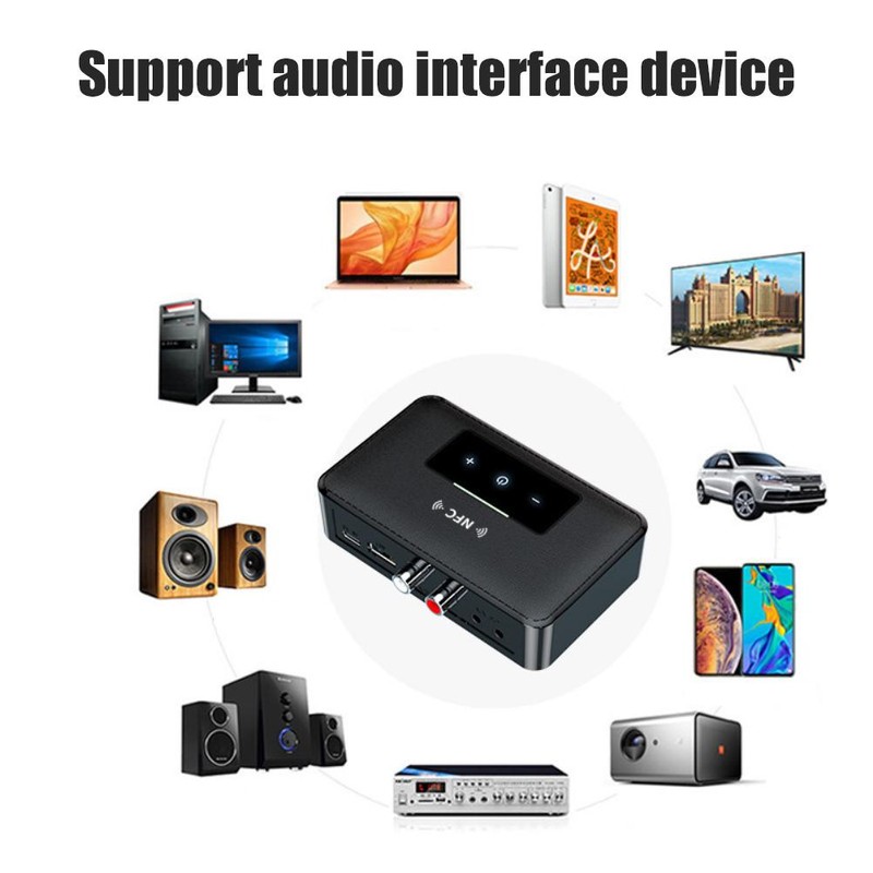 Bluetooth 5.0 Transmitter Receiver Headset Car Bluetooth Adapter Wireless Audio