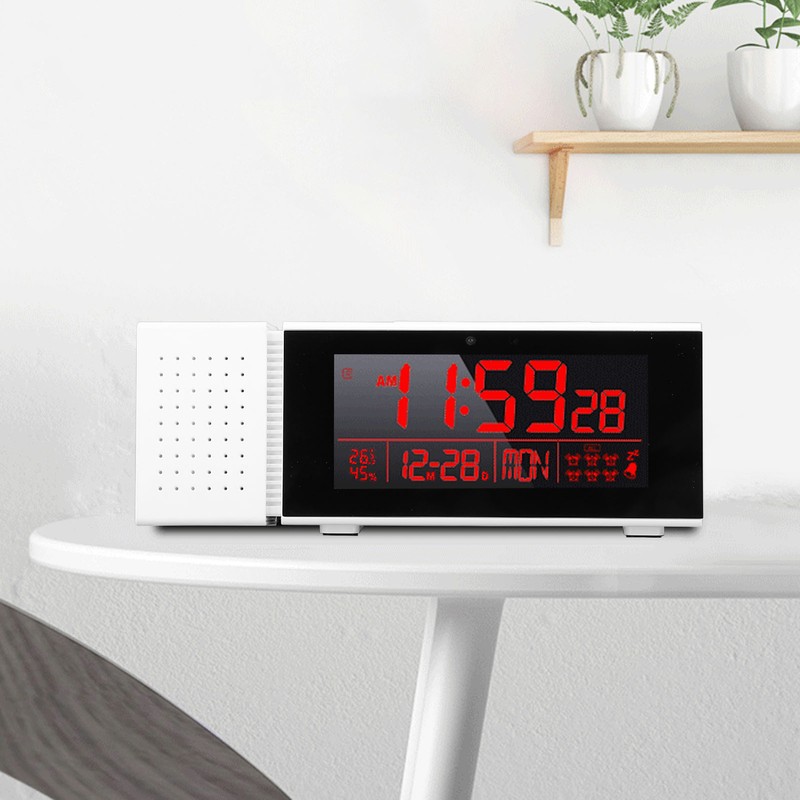 LED Digital Clock Human Motion Sensor Night Light Electronic Clock