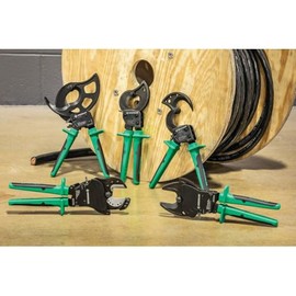 RIDGID - Cortador de Cables con Acción de Trinquete, 2 Velocidades, Cuchillas Duraderas, Trabajos de Electricidad                                     