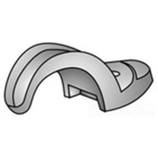 Oz/Gedney 14-75G duct iron 3/4 1hole strap rigid