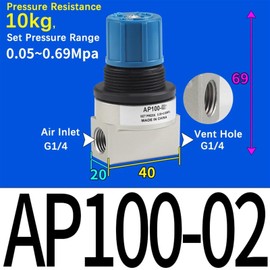 EHHXTXFWA AP100-01/02 AP100-01-X201 AP100-02-X201 Pneumatic Overflow Valve Pressure Adjustment Valves(AP100-02)