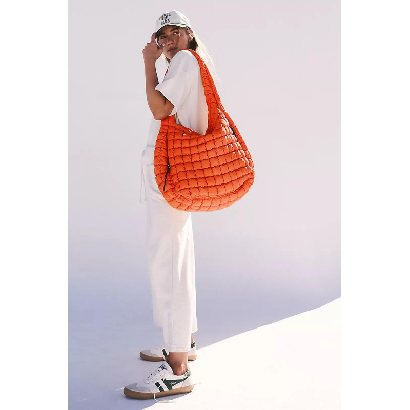 Puffy Tote Bag Large Quilted Carryall Puffer Shoulder Bag Lightweight