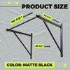 ECOTRIC 46'' Wall Mounted Pull Up Bar Chin up Bar