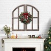 Sintosin Farmhouse Window Frame Wall Decor 30 Inch, Set of