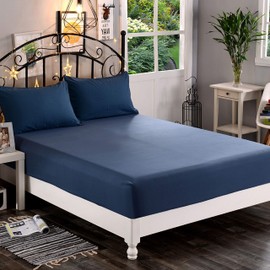 Elegant Comfort Premium Hotel Quality 1-Piece Fitted Sheet, Luxury & Softest 1500 Thread Count Egyptian Quality Bedding Fitted Sheet Deep Pocket up to 16inch, Wrinkle and Fade Resistant, King