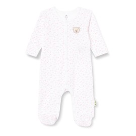 Steiff Baby Girls' Long-Sleeved Romper, bright white, 74