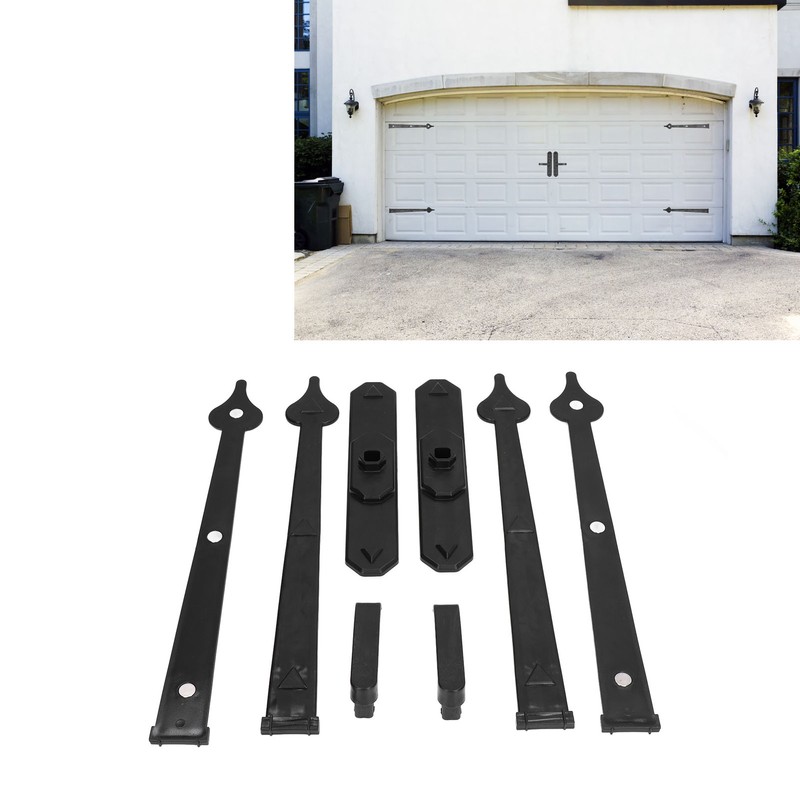 Magnetic Garage Door Hinges Handles American Style ABS Decorative Gate