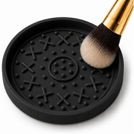 Makeup Brush Cleaning Bowl, Compact Lightweight Accessory for Travel and Daily Use - Makeup Brush Cleaner Bowl Mini