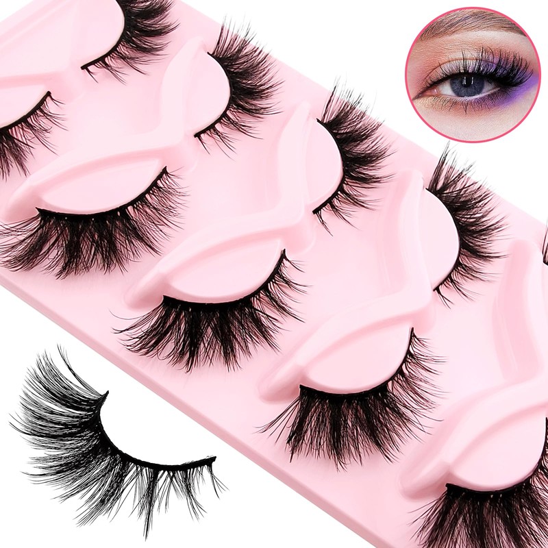 3D False Eyelashes, Cat's Eye, Natural Artificial Eyelash Extensions Set,