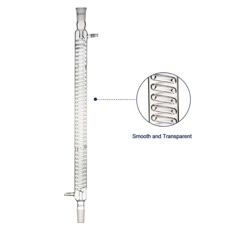 Labasics Borosilicate Glass Graham Condenser with 24/40 Joint 500mm Jacket