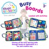 Magic Sensory Busy Book for 3+ Year Old Toddler -