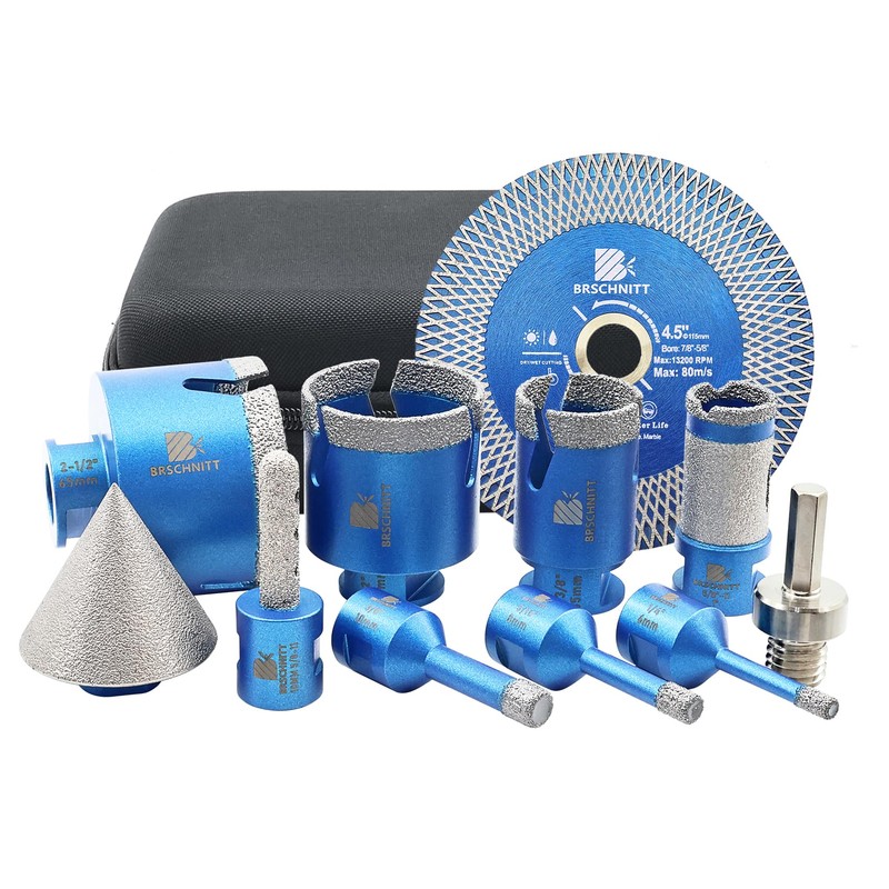 Tile Hole Saw Kit - BRSCHNITT Diamond Core Drill Bit