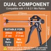 Epoxy Gun Dual Component 200ml – Manual 1:1 & 2:1