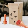 AHANDMAKER 5 Styles Insects Decorative Stamps Butterfly, Bee, Beetle, Dragonfly,