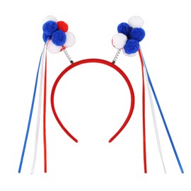 Fuesteoyd 4th of July Headbands for Women – Independence Day American Flag Red White The Blue Ball head Hair Accessories, Cute Patriotic Theme Gift Party Decorations Supplies Memorial Day Headbands