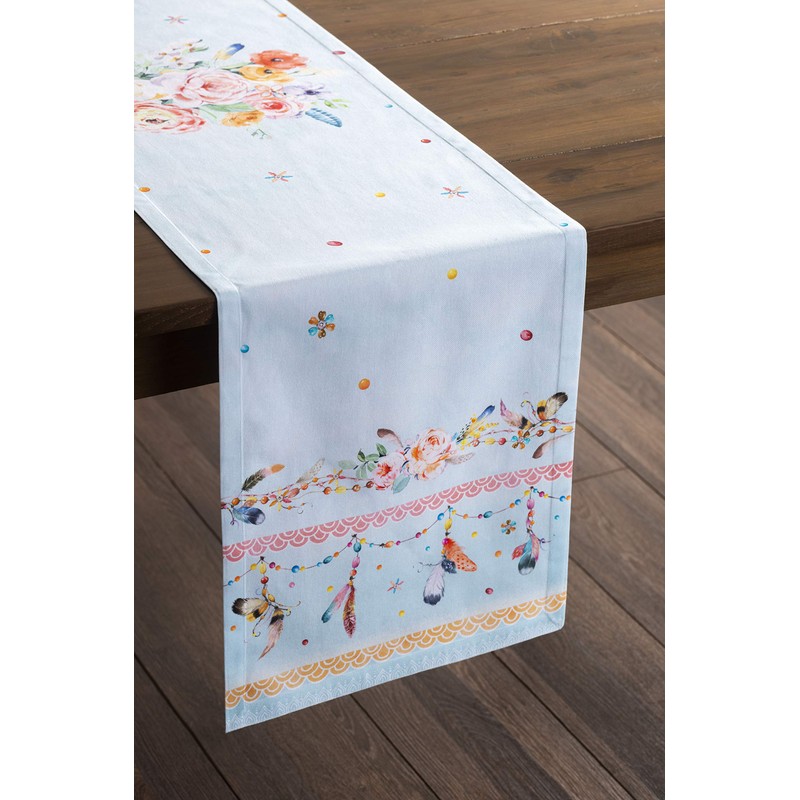 Maison d' Hermine Tablerunner 100% Cotton Decorative Easter Tablerunners Washable