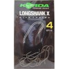 Korda Longshank X Carp Hooks, Size 10, Barbed, Long Shank
