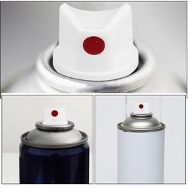 FUNOMOCYA 15Pcs Aerosol Spray Caps Paint Nozzles Replacement Caps Universal Fine Mist Spray can Nozzle Replacements Waterproof Button White