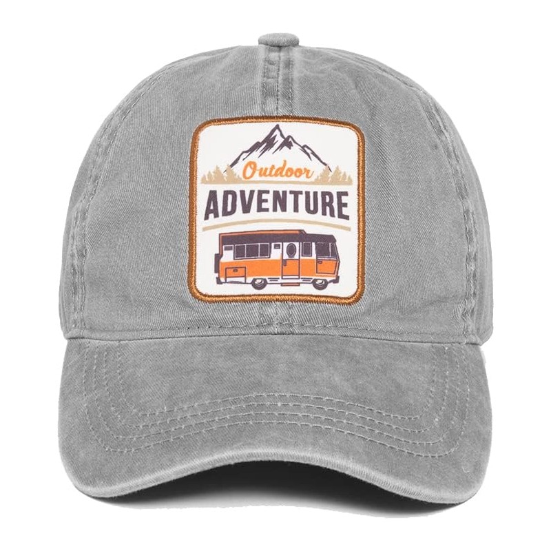 Funky Junque Dad Hat - Outdoor Adventure - Grey